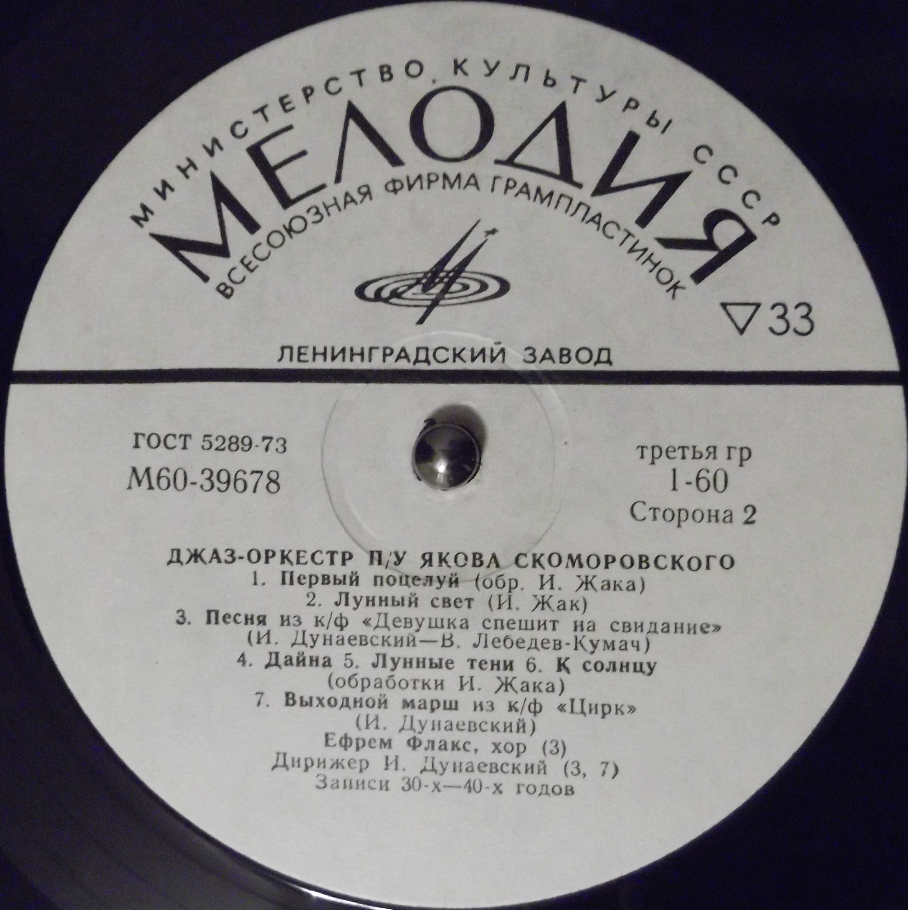 Джаз-оркестр п/у Якова Скоморовского