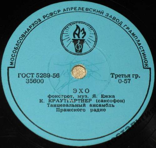 Танцевальный ансамбль Пражского радио - МИНУТА ЗАТИШЬЯ / ЭХО