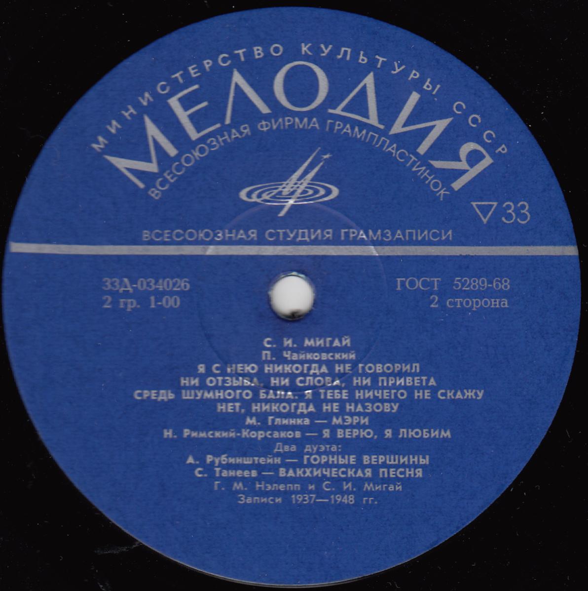 Сергей Иванович Мигай (1888-1959)