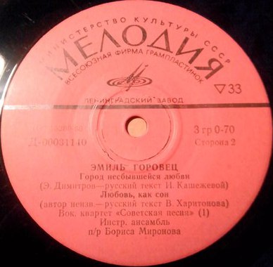 ГОРОВЕЦ Эмиль