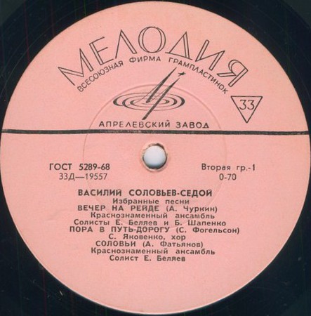 В. Соловьёв-Седой