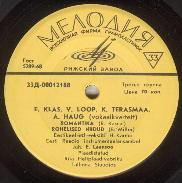 Эстонская эстрада (на эстонском яз.)