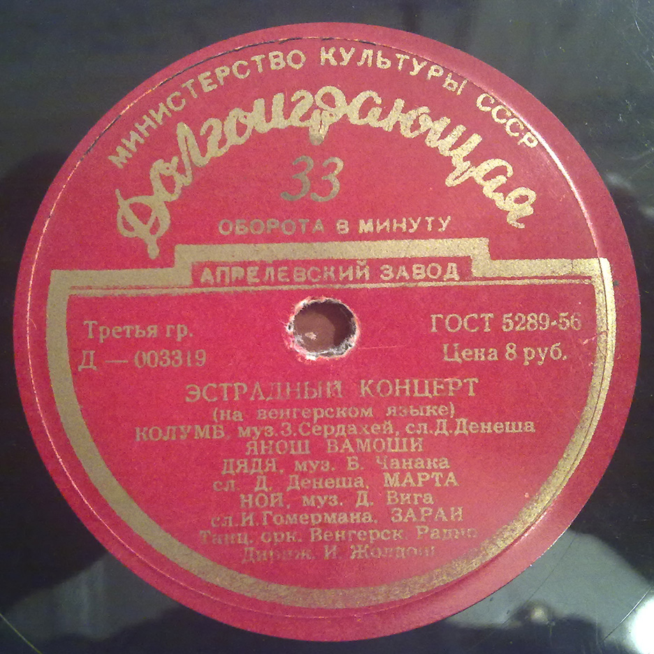 Концерт венгерских артистов