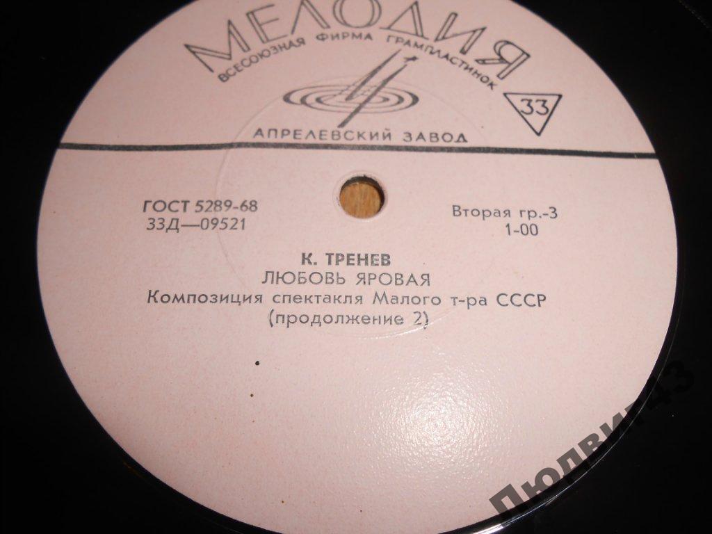 К. Тренев. Любовь Яровая