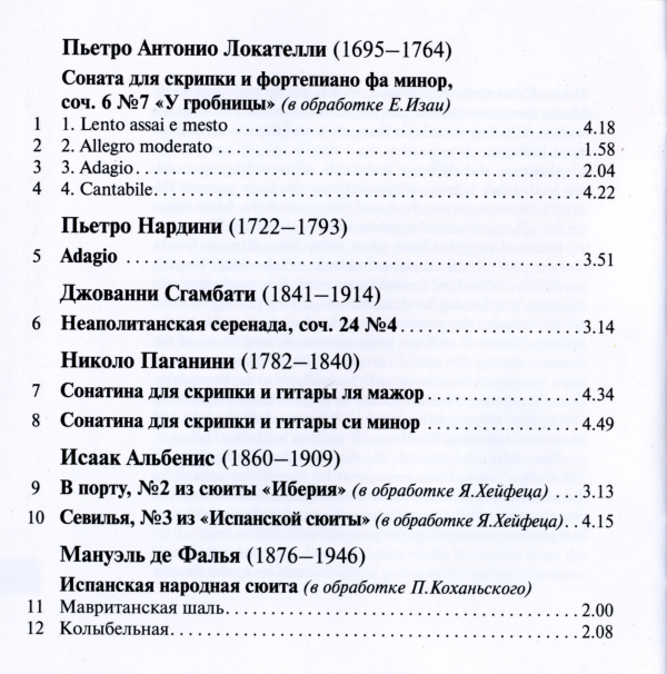 Леонид Коган. / Leonid Kogan. The Italian and Spanish Music