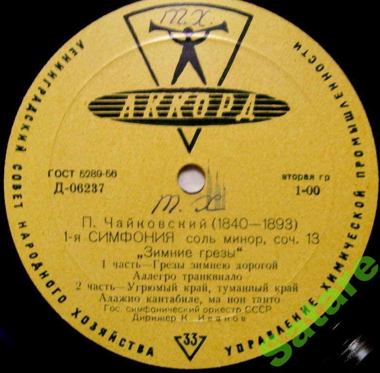 П. ЧАЙКОВСКИЙ (1840–1893): Симфония № 1 соль минор, соч. 13 (К. Иванов)