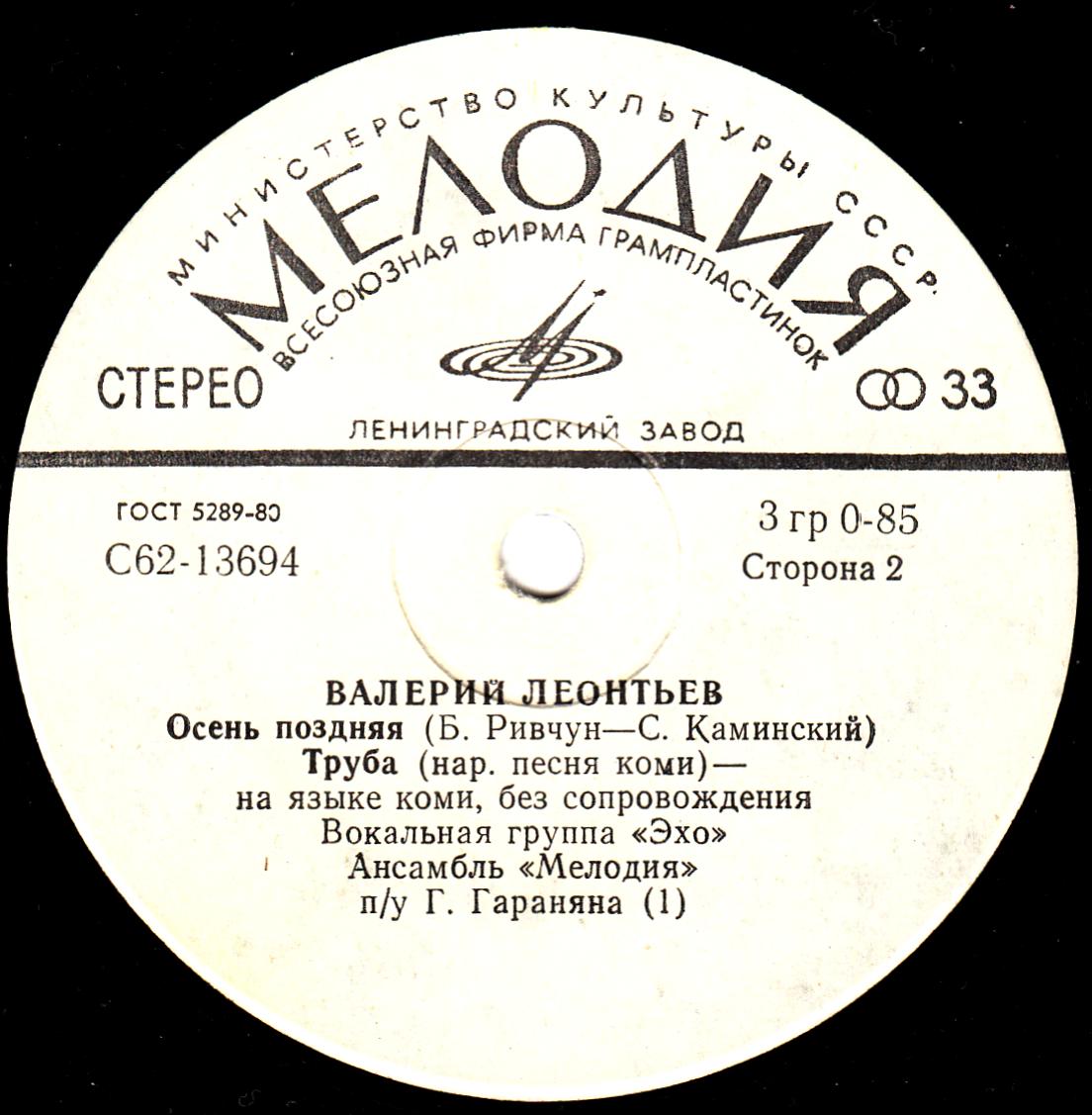 Валерий Леонтьев