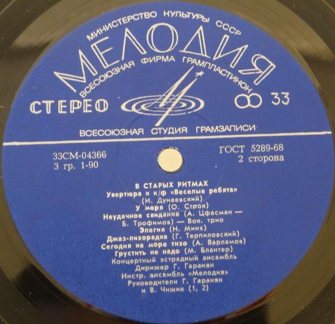 Ансамбль «Мелодия». В старых ритмах