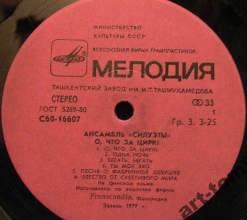 Ансамбль «Силуэты». О, что за цирк!