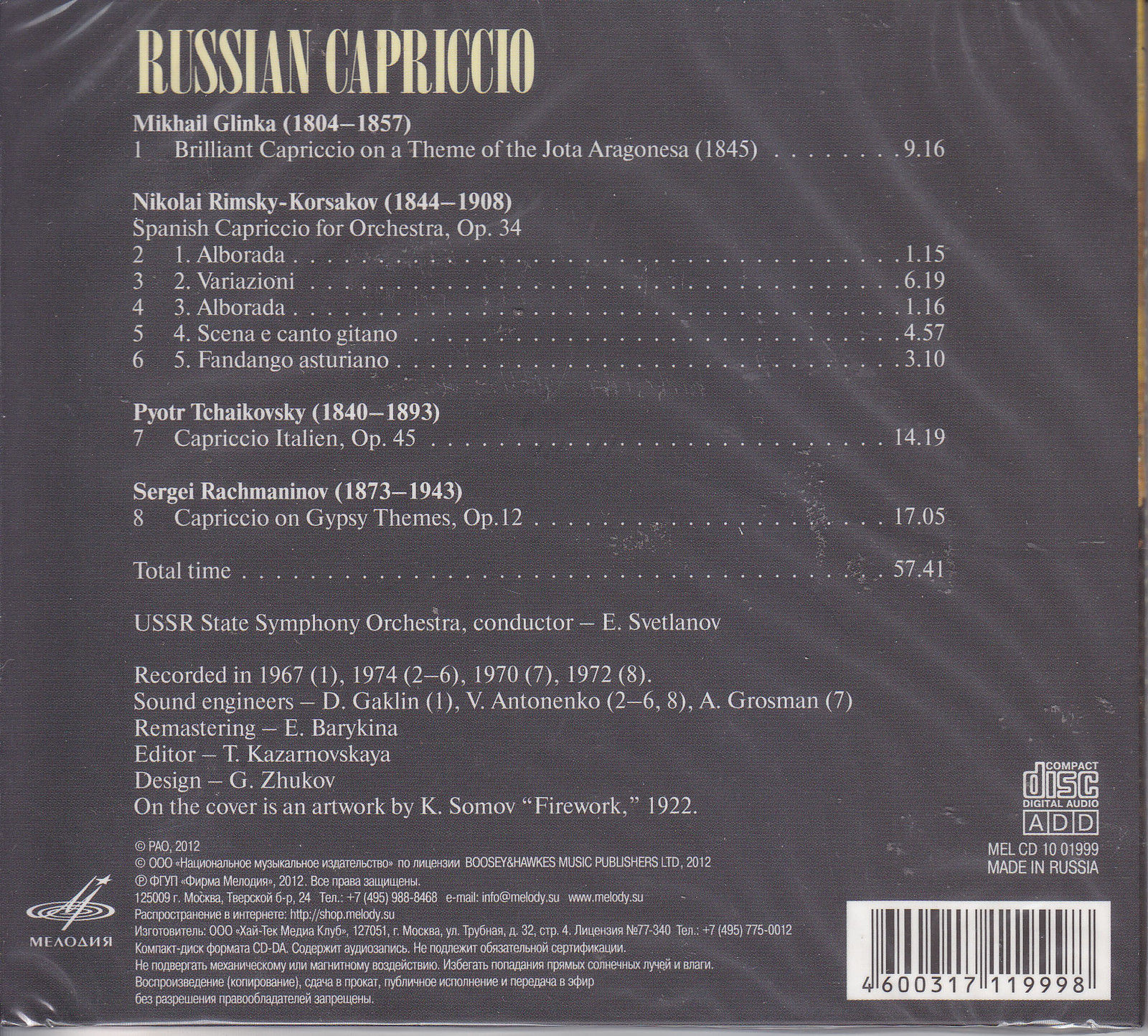 RUSSIAN CAPRICCIO
