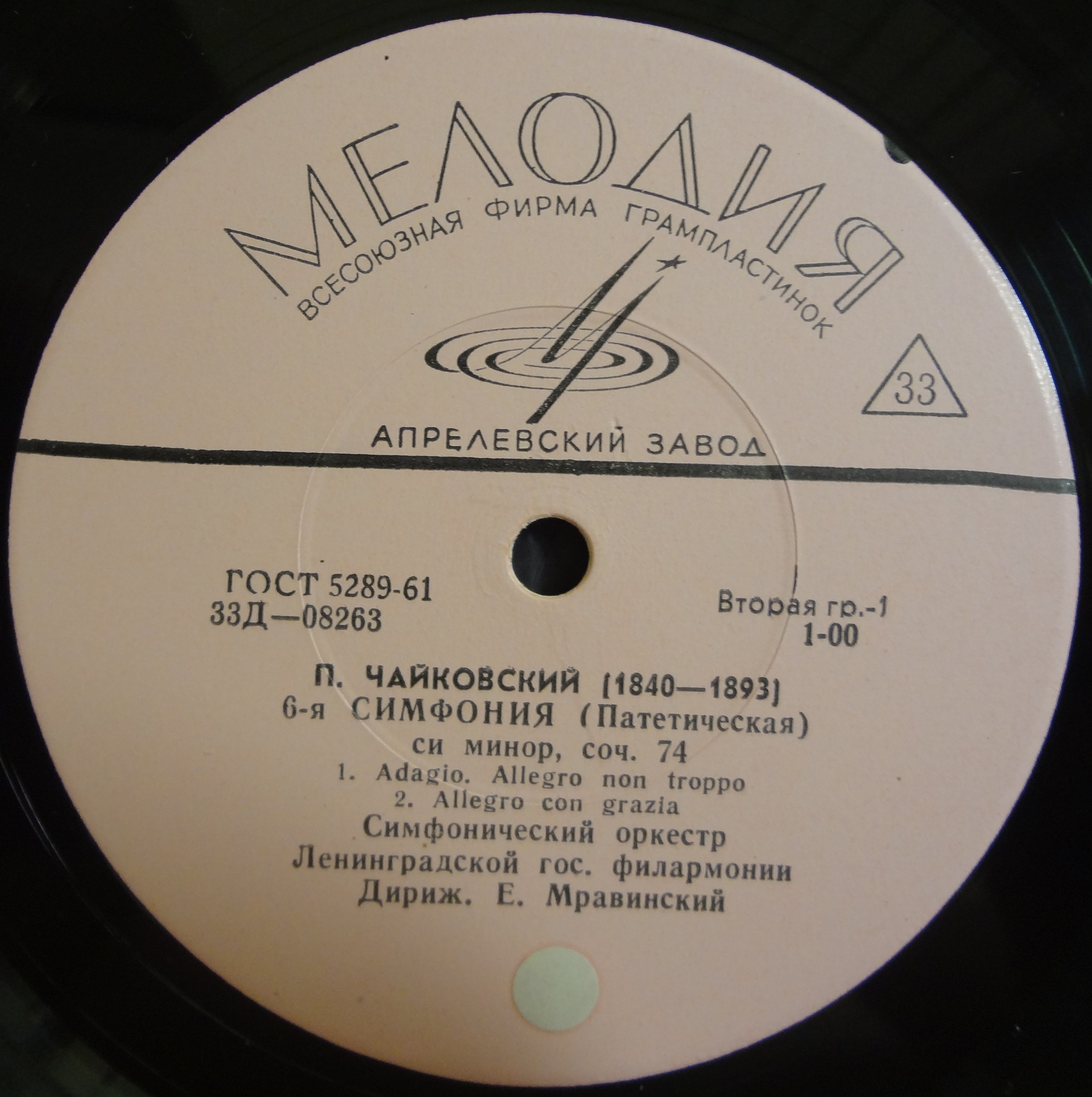 П.И.Чайковский (1840-1983). Симфония №6 си минор «Патетическая»