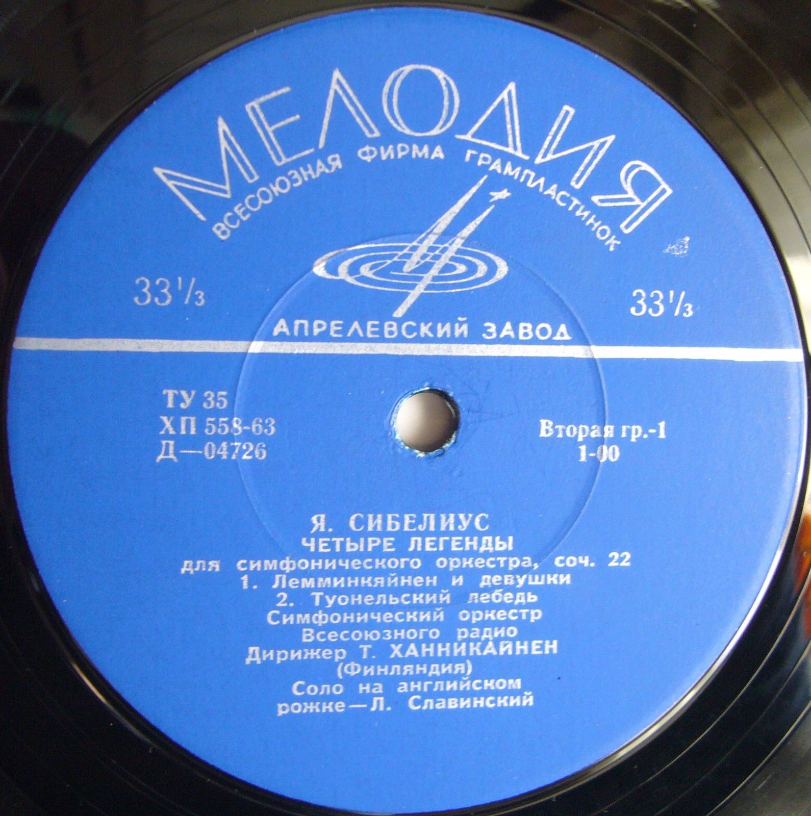 Ян Сибелиус: Четыре легенды для симфонического оркестра, соч. 22