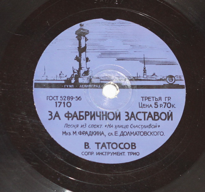 Владимир Татосов - За фабричной заставой / Улочки да переулочки