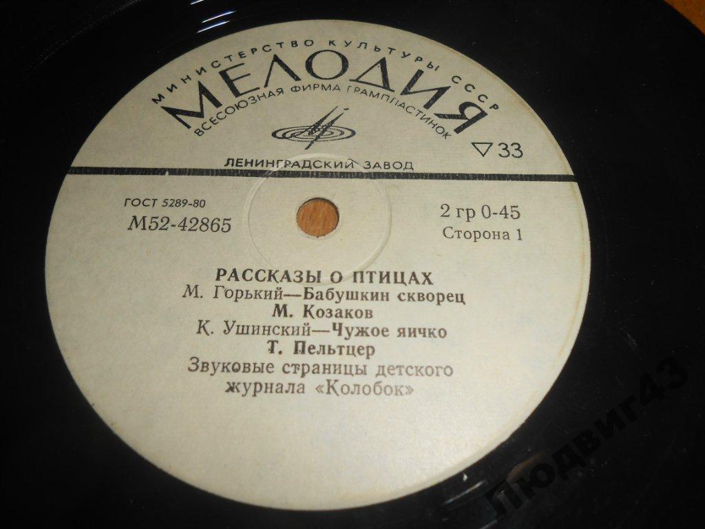 Рассказы о птицах. Звуковые страницы детского журнала «Колобок»