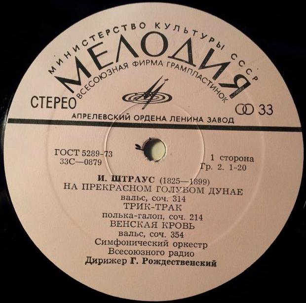 Иоганн Штраус: Вальсы (Геннадий Рождественский)