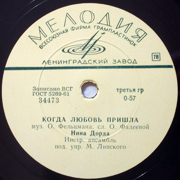 Нина Дорда - Когда любовь пришла // Ирина Бржевская - Весеннее настроение