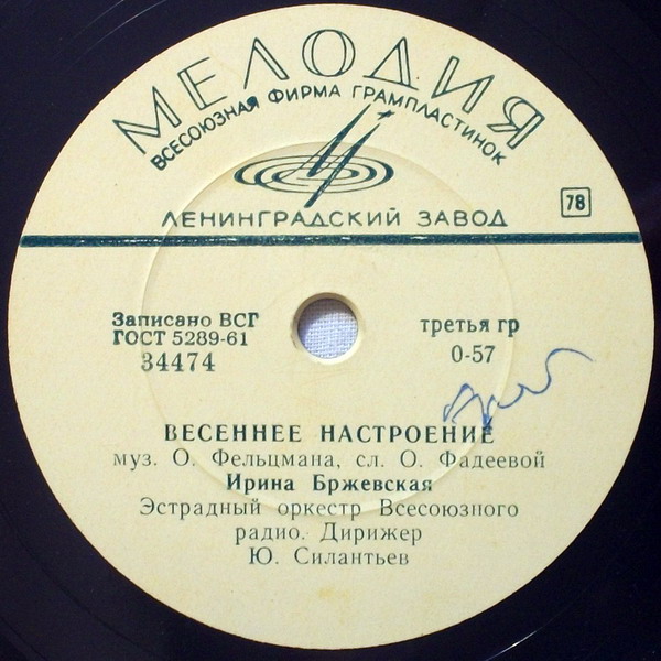Нина Дорда - Когда любовь пришла // Ирина Бржевская - Весеннее настроение