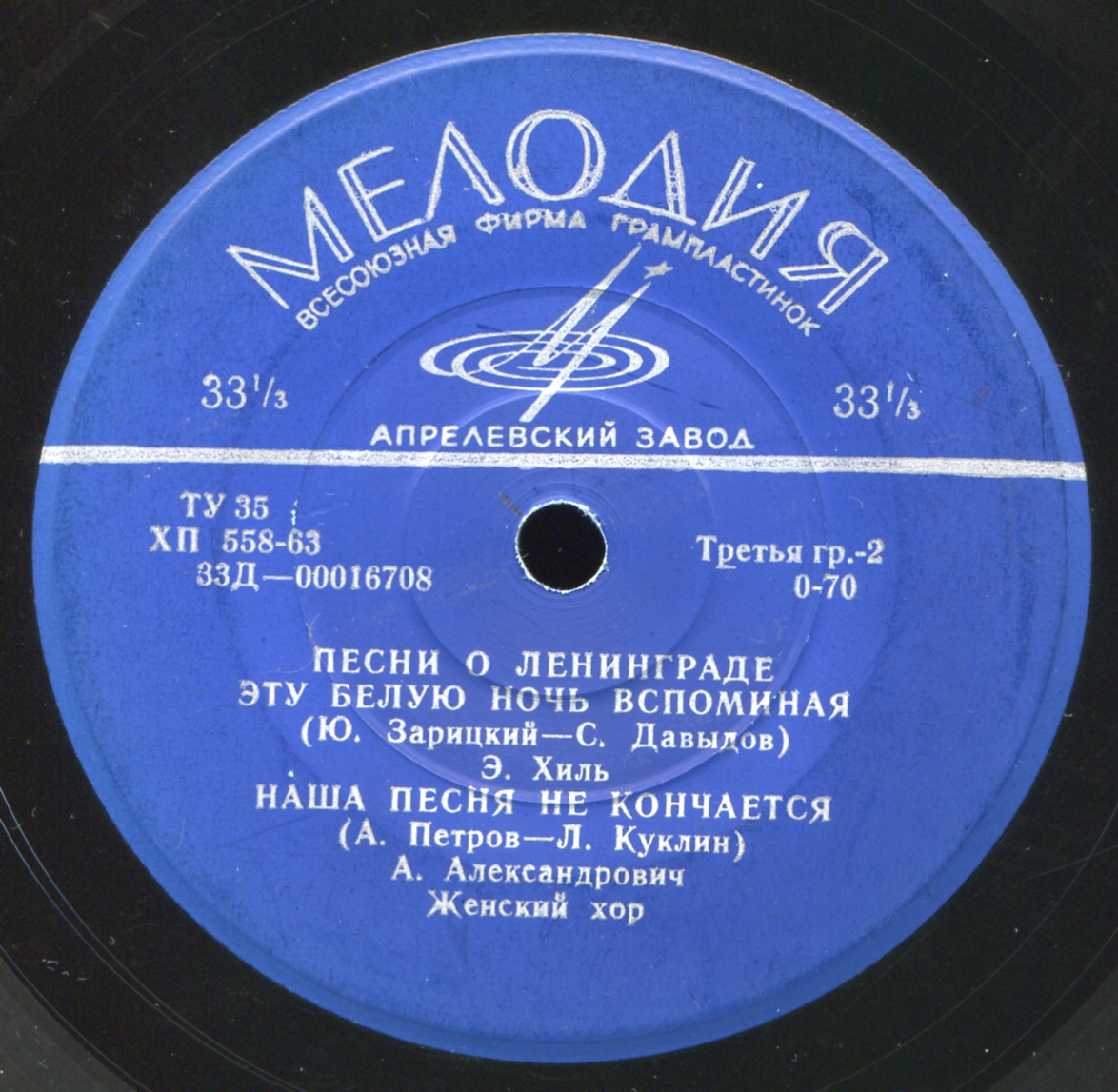 ПЕСНИ О ЛЕНИНГРАДЕ