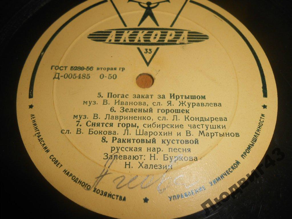 Омский русский народный хор. Худ. рук. Е. Калугина