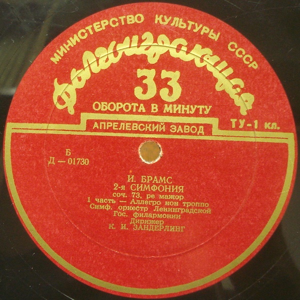 И. БРАМС (1833–1897) Симфония №2 ре мажор, соч. 73 (К. Зандерлинг)