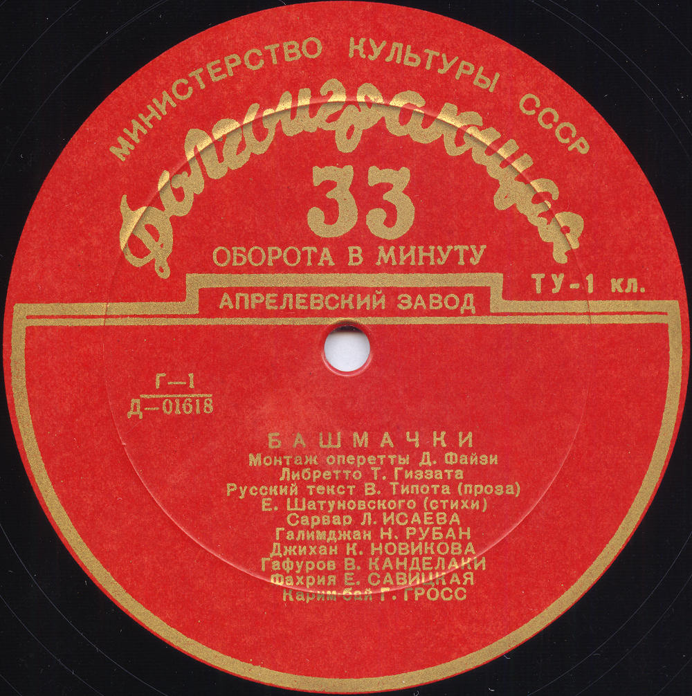 Д. Файзи: "Башмачки", монтаж оперетты