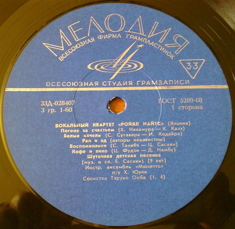 Вокальный квартет «Ройял Найтс» (Япония)