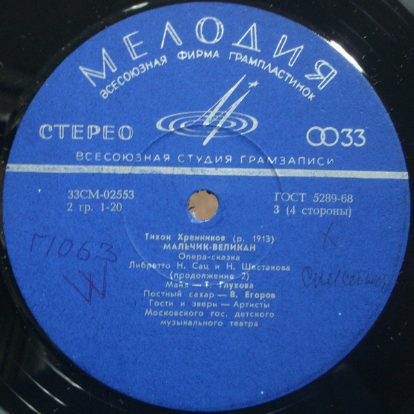 Т. ХРЕННИКОВ (1913–2007) «Мальчик-великан» (опера-сказка)