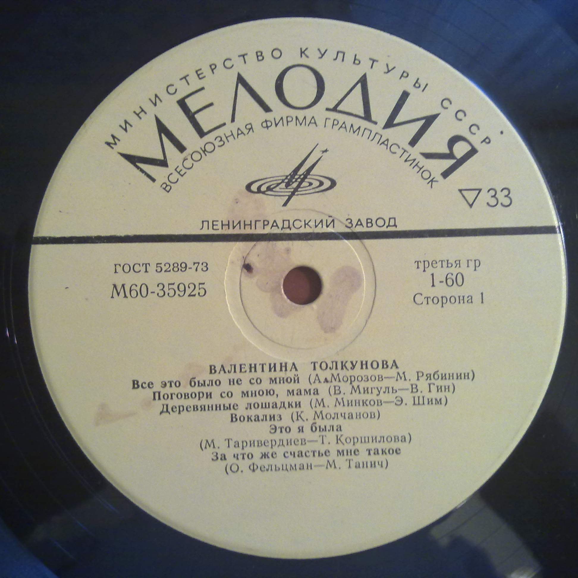 Валентина Толкунова