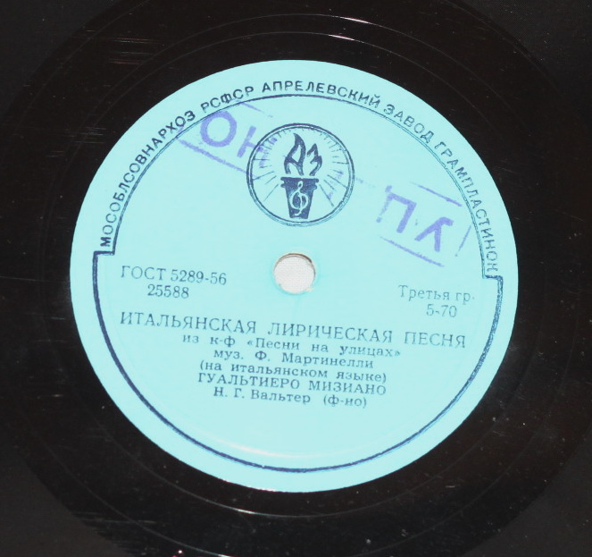 Гуальтиеро Мизиано - Скалинателла / Итальянская лирическая песня