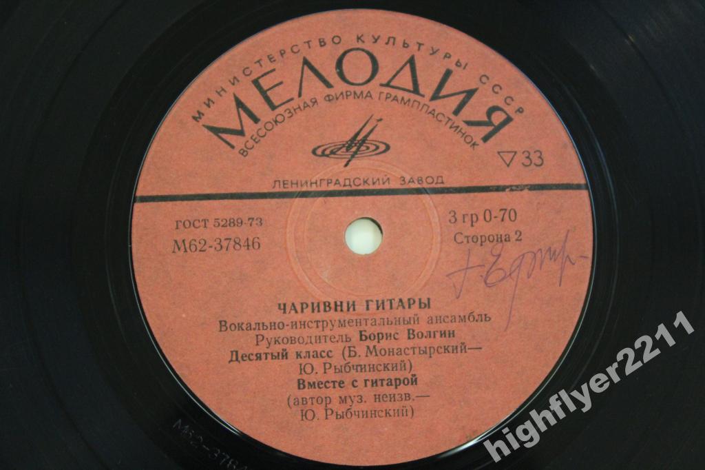 ВИА "ЧАРИВНИ ГИТАРЫ", рук. Б.Волгин