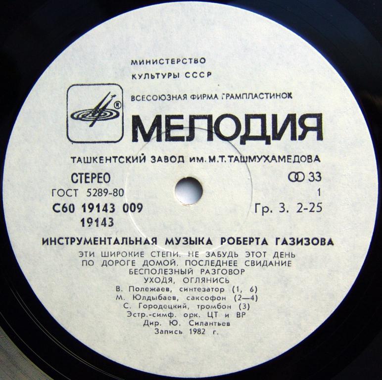 ДИСКОКЛУБ-7 (Б). ИНСТРУМЕНТАЛЬНАЯ МУЗЫКА РОБЕРТА ГАЗИЗОВА