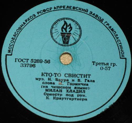 Милан Хладил - Кто-то свистит / Небо