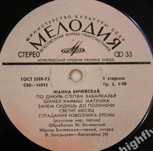 Жанна Бичевская