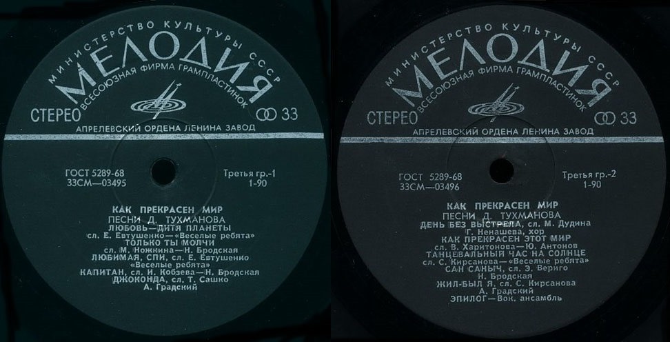 Давид Тухманов. Как прекрасен мир