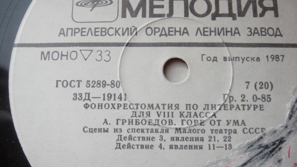 Фонохрестоматия по литературе для VIII класса