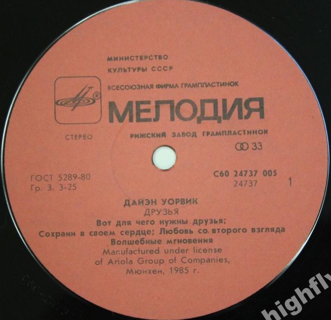 Дайэн Уорвик - Друзья