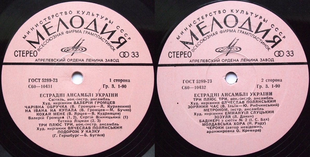 ЕСТРАДНІ АНСАМБЛІ УКРАЇНИ