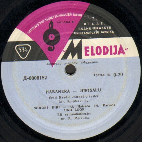 ЭСТОНСКИЕ АРТИСТЫ ЭСТРАДЫ