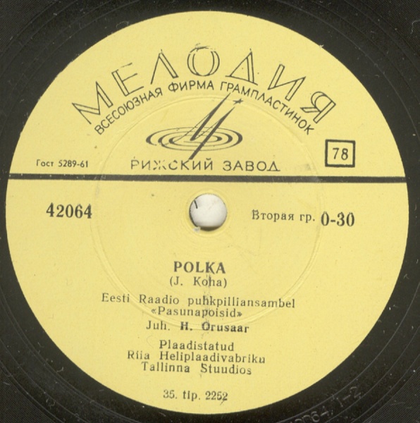 Eesti Raadio puhkpilliansambel "Pasunapoisid"