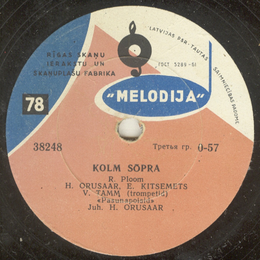 Духовой ансамбль "Пасуна пойсид" под рук. Х. Орусаара – Сельские качели / Полька