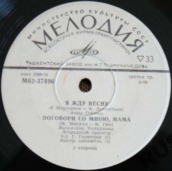 Песни советских композиторов