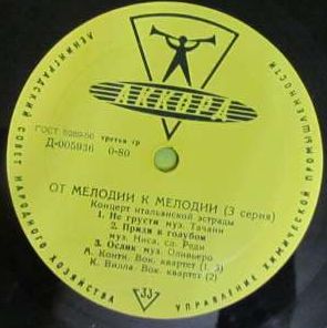 От мелодии к мелодии (3 серия): Концерт итальянской эстрады