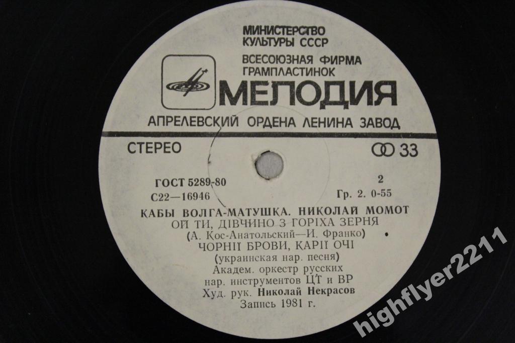 Николай МОМОТ. Кабы Волга-матушка