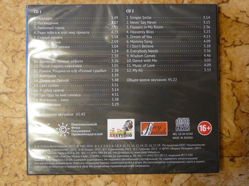 Никита Богословский. Я вернулся (2 CD)