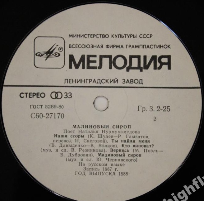 Наталья НУРМУХАМЕДОВА «Малиновый сироп»