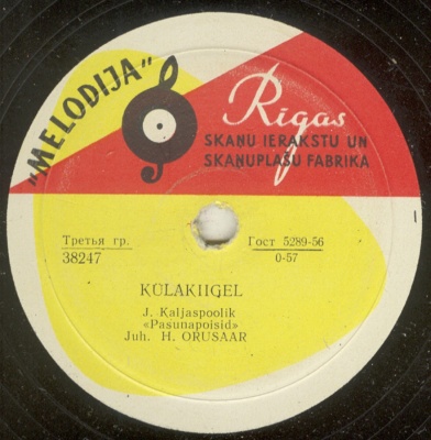 Духовой ансамбль "Пасуна пойсид" под рук. Х. Орусаара – Сельские качели / Полька