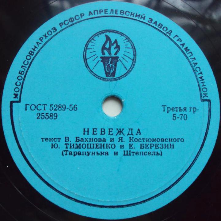 Ю. Тимошенко и Е. Березин