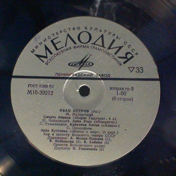 Иван Петров, бас