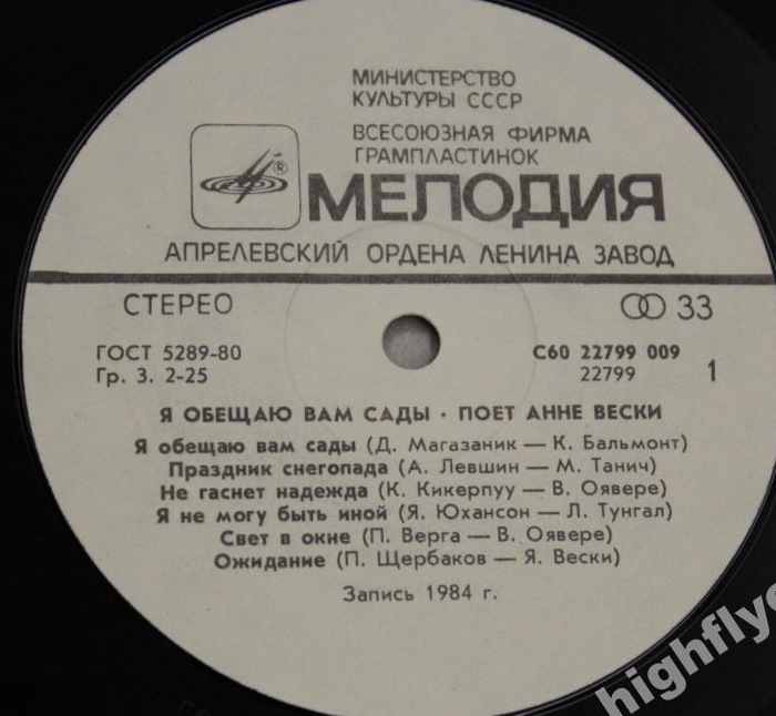 Анне Вески - Я обещаю вам сады