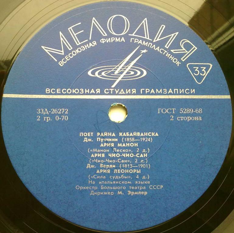 Поет РАЙНА КАБАЙВАНСКА (Болгария). Арии из опер Верди и Пуччини